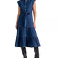 Elan - Daria Denim Midi Dress