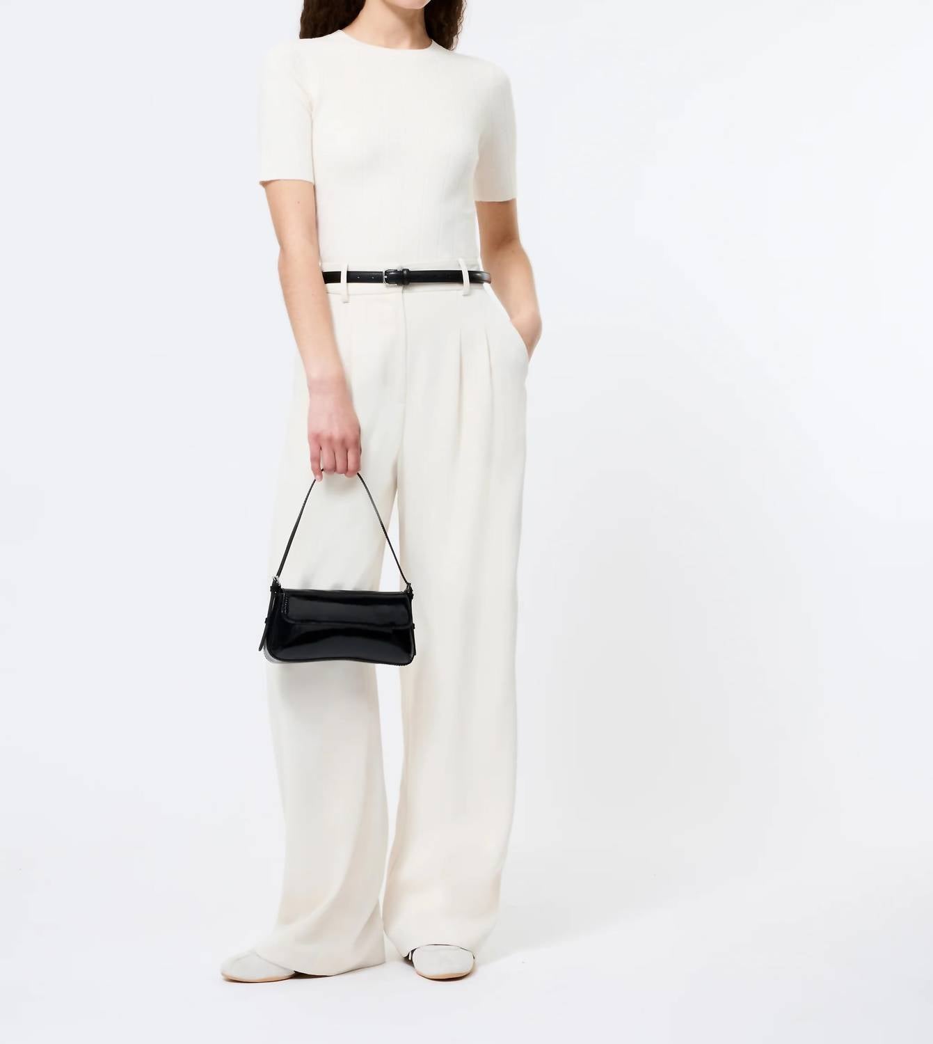 French Connection - Marley Knit Wide Rib Top