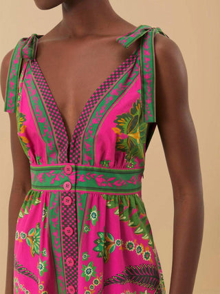 Farm Rio - Vestido Ana Midi