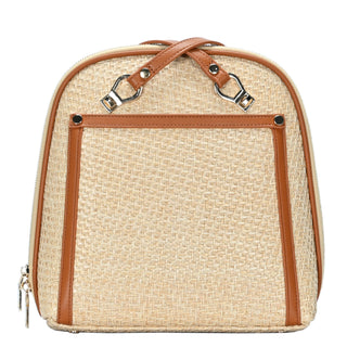 Daisy Bamboo Straw Convertible Backpack