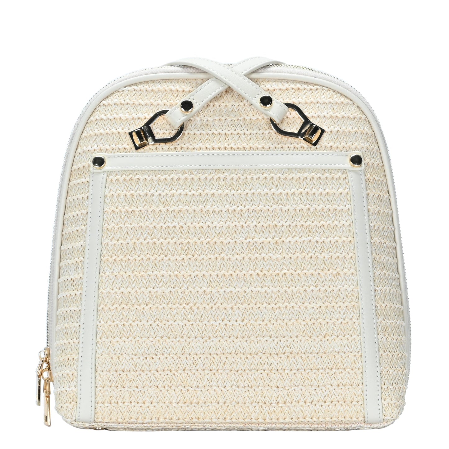 Daisy Straw Convertible Backpack Purse