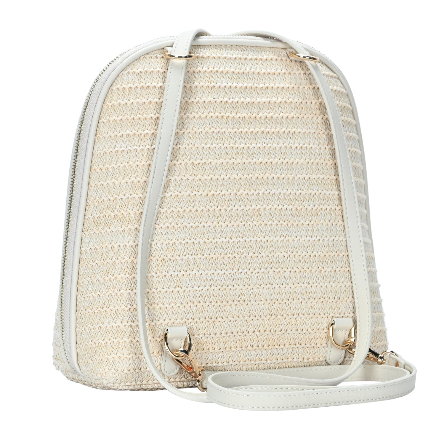 Daisy Straw Convertible Backpack Purse