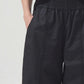 Calça de moletom Agolde Dakota Cotton Popeline preta tamanho M