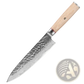 Damascus Steel Chef Knife Set 7 Piece Hammered Wood Handle