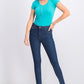 Calça jeans skinny de cintura alta Tinseltown Juniors, azul escuro, tamanho 3