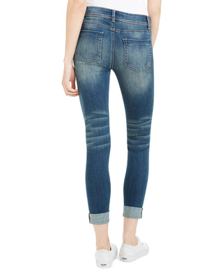 Calça jeans rasgada Curvy Indigo Rein Juniors, tamanho 1, azul