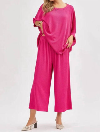 Querida Scarlett - Conjunto de viagem Capri Bali com pernas largas