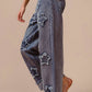 Bibi - Denim Washed Star Patched Jeans
