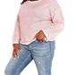 Double Take - Chic Dropped Shoulder Knit Top