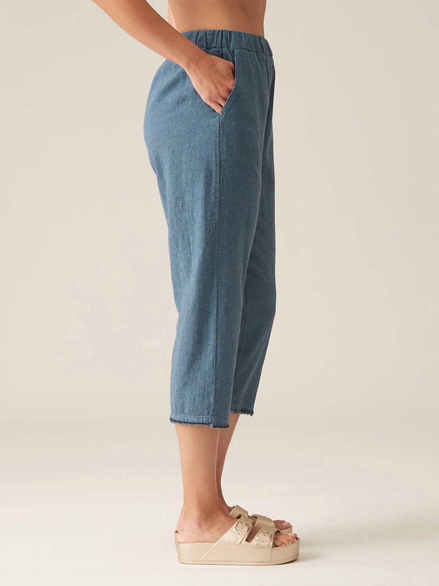 Cut Loose - Raw Edge Crop Pants