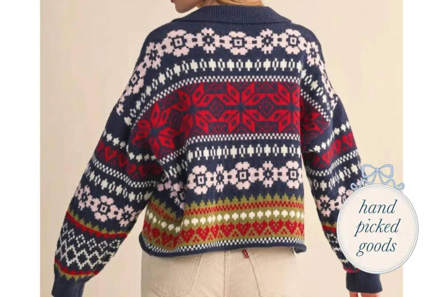 &Merci - Women's Fair Isle Cardigan
