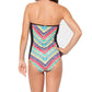 Anne Cole - Spliced Bandeau One Piece Swimsuit