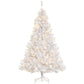 6ft Pre-Lit White Artificial Christmas Tree with 250 Warm White LED Lights