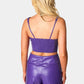 Buddylove - Coco Vegan Leather Corset Top