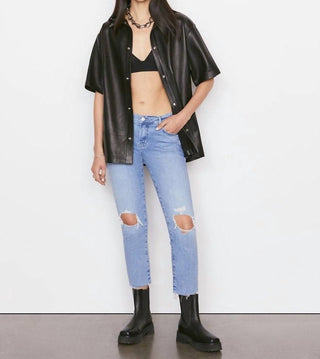 Moldura - Calça Jeans Cropped Le Garcon