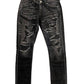 Agolde - Chloe Low Rise Slim Denim Distressed Jean