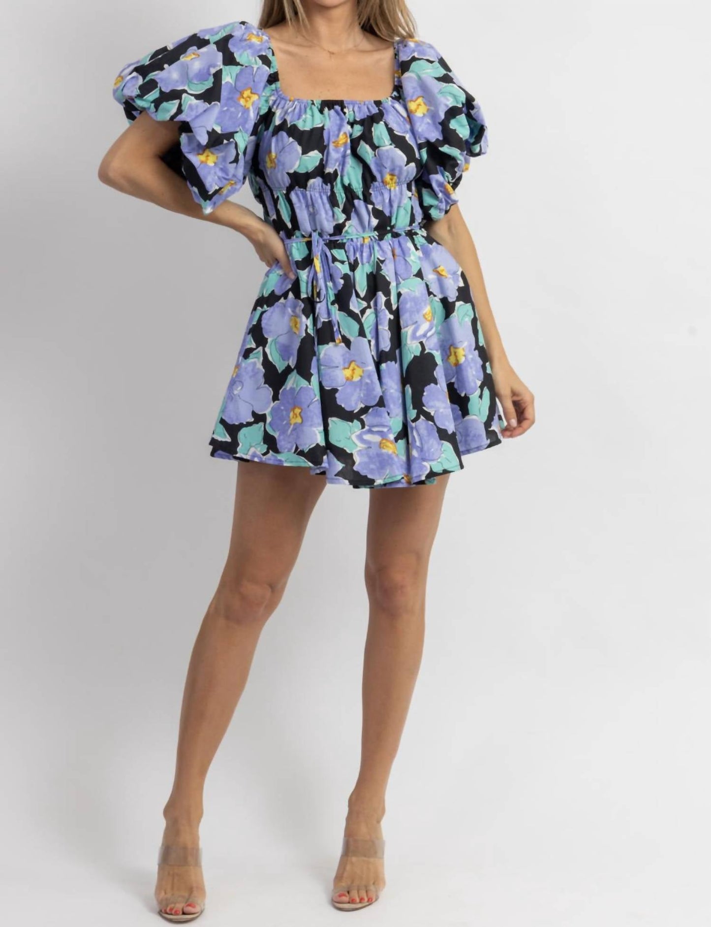 &Merci - LOVER PUFF SLEEVE MINI DRESS
