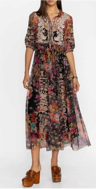 Johnny Was - Vestido Mazzy Gardenia