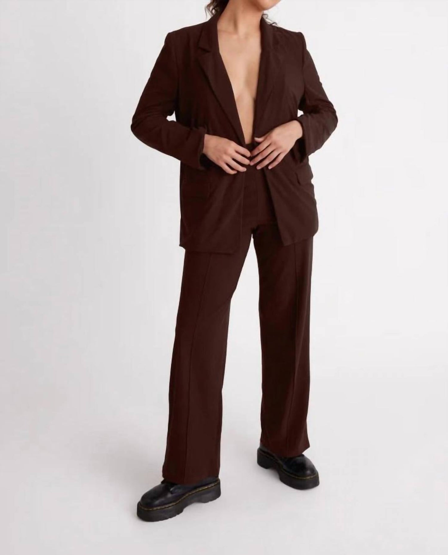 Wolven - Structured Shoulders Blazer