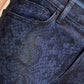 Joe'S Jeans - Charlie High Rise Coated Snake Print Skinny Jeans