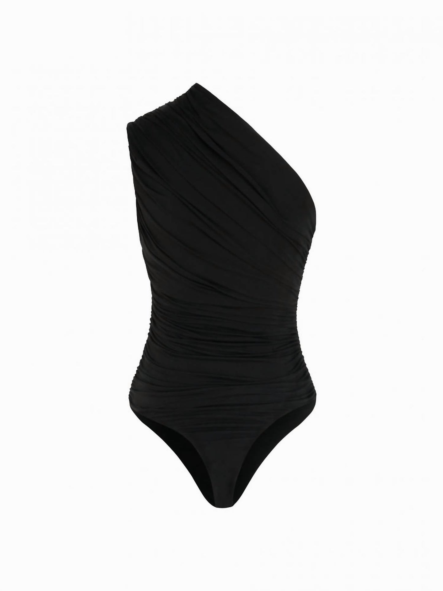 Gauge 81 - Tera One Shoulder Draped Jersey Bodysuit