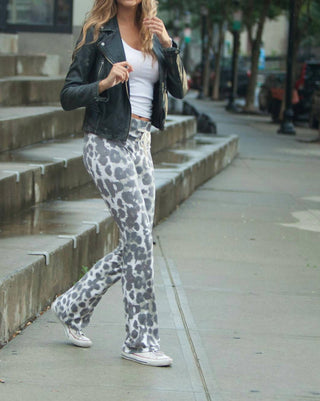 Playground - Calça de moletom com estampa de leopardo