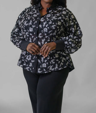 Jill Mcgowan - Camisa de botões Mere Travel Knits - Plus