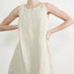 Aaron & Amber - Sleeveless Linen Shift Dress