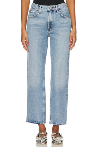Agolde - Valen Mid Rise Ankle Straight Jeans