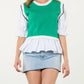 Thml - Mixed Media Knit Top