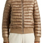 Lauren Ralph Lauren Puffer Jacket in Gold Metal, Size Small