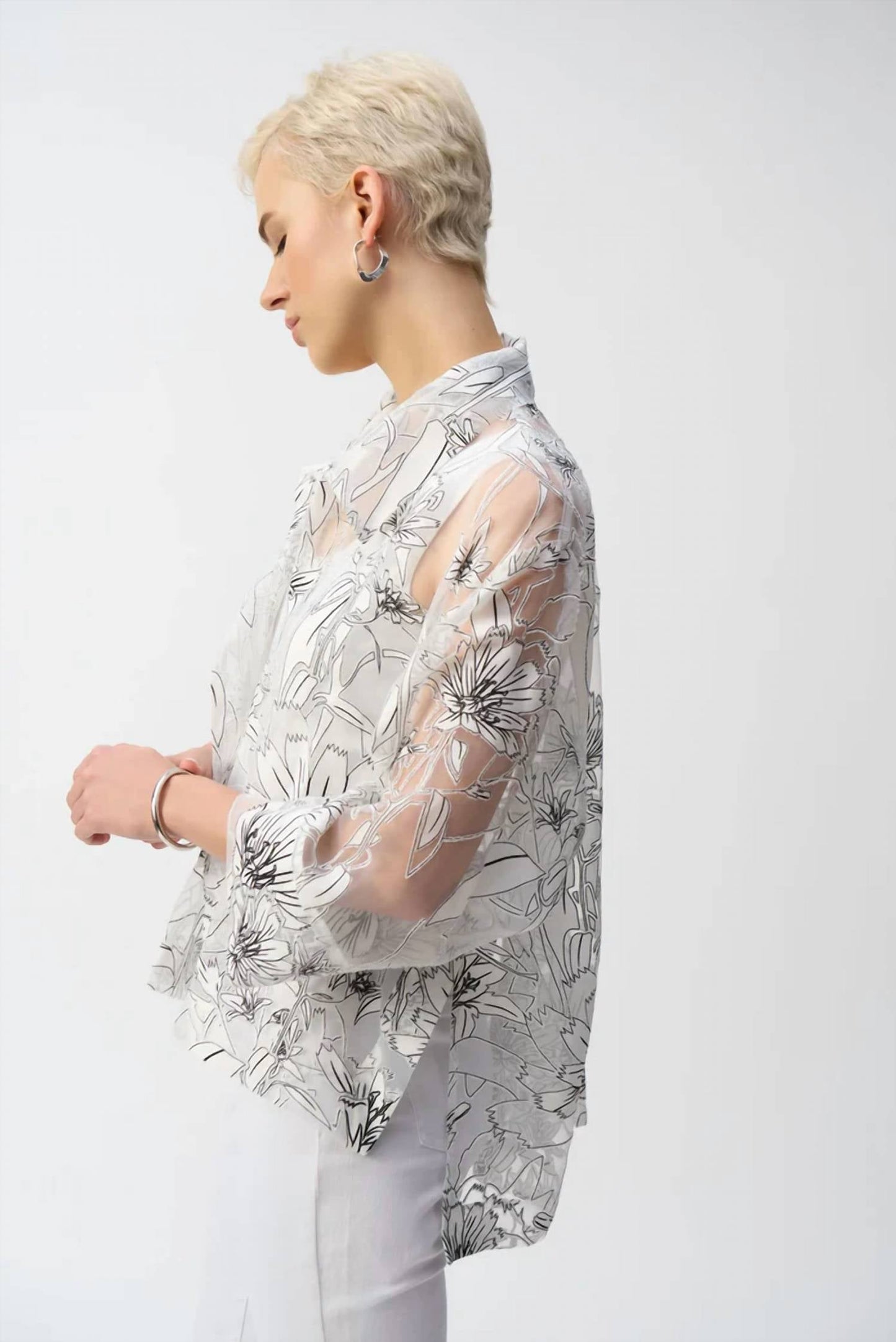 Joseph Ribkoff - Sheer Floral Coverup