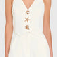 Amanda Uprichard - Paltrow Vest With Gold Shell And Starfish Hardware Top