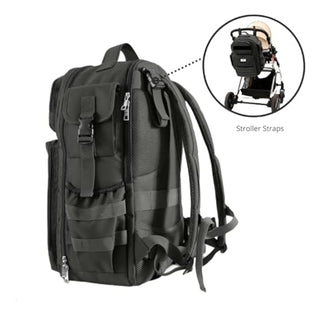 G'ccioni Diaper Bags Backpack,Travel Backpack,Insulated Bottle Pouch,Stroller Straps Changing Mat, Wipes & Bottle Pocket