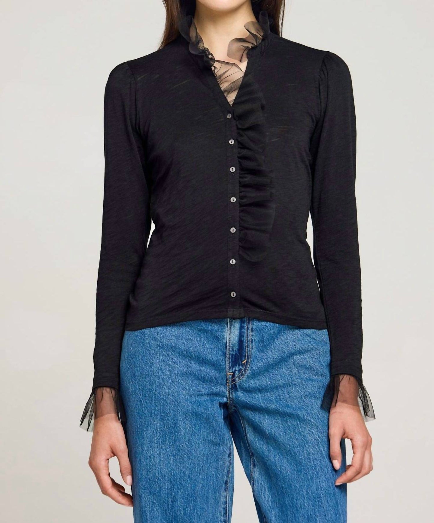 Goldie - Vivian Tulle Ruffle Top
