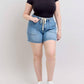 Judy Blue - High Waist Vintage Wash Jogger Denim Short