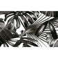 Tapete de cozinha antifadiga Black Leaves 19,6 pol. x 55 pol. 