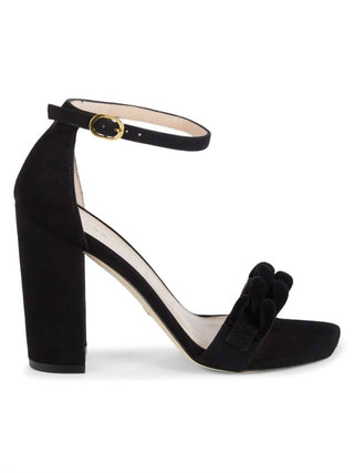 Stuart Weitzman - Sandálias femininas de camurça Amelina Chain