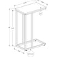 Accent Table, C-Shaped, Space-Saving Functionality