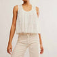 Free People - Marina Eyelet Tank Top