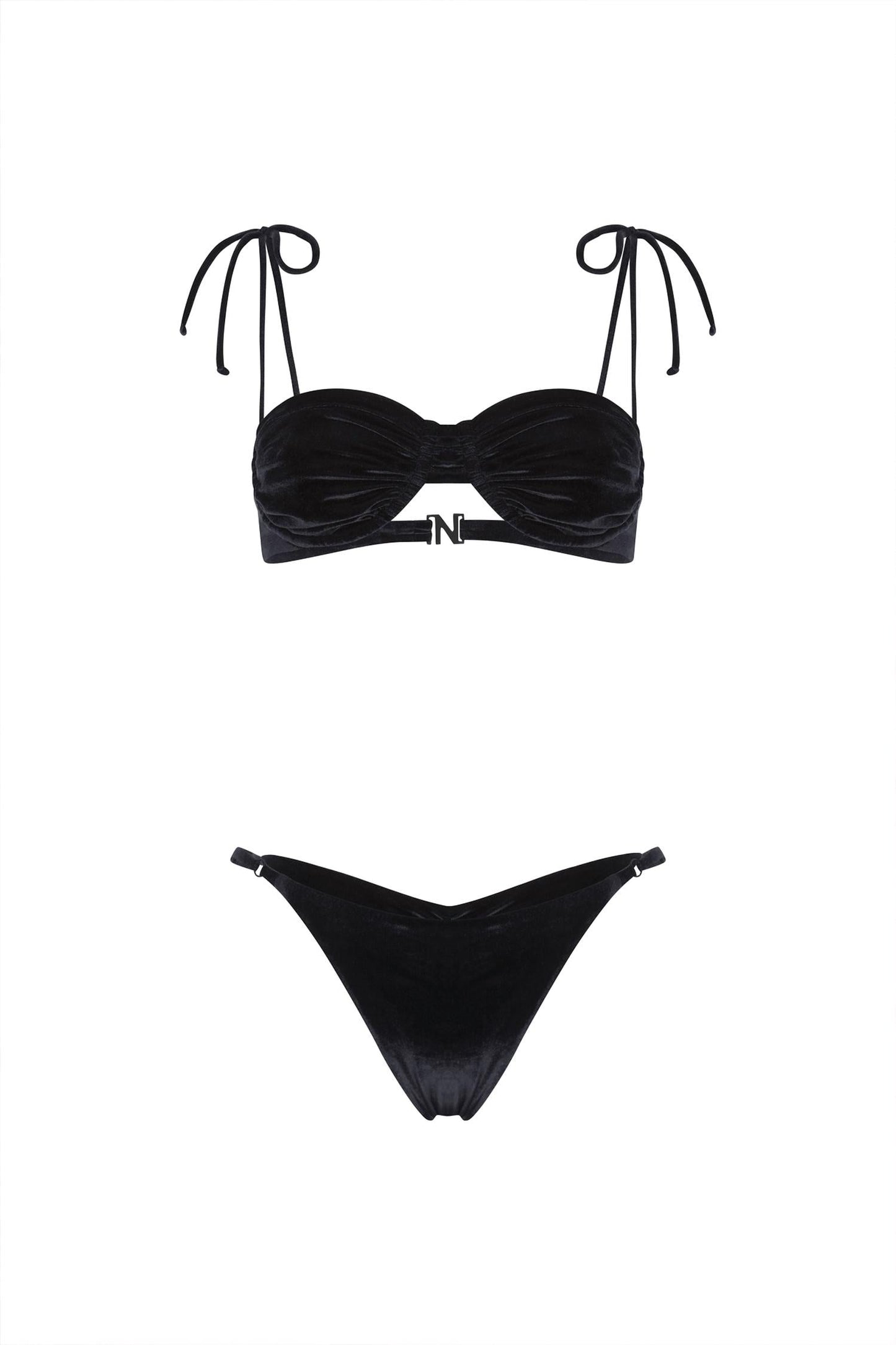 Nelblu - Esencia Brassiere-like Bikini Top And Bottom Set