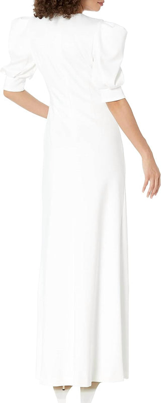 Black Halo - Puff Sleeve Maxi Dress