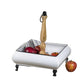 Vip Home & Garden - Metal Enamel Tray w/ Handle