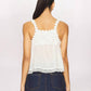 Free People - Sleeveless Stevie Lace Tank Top