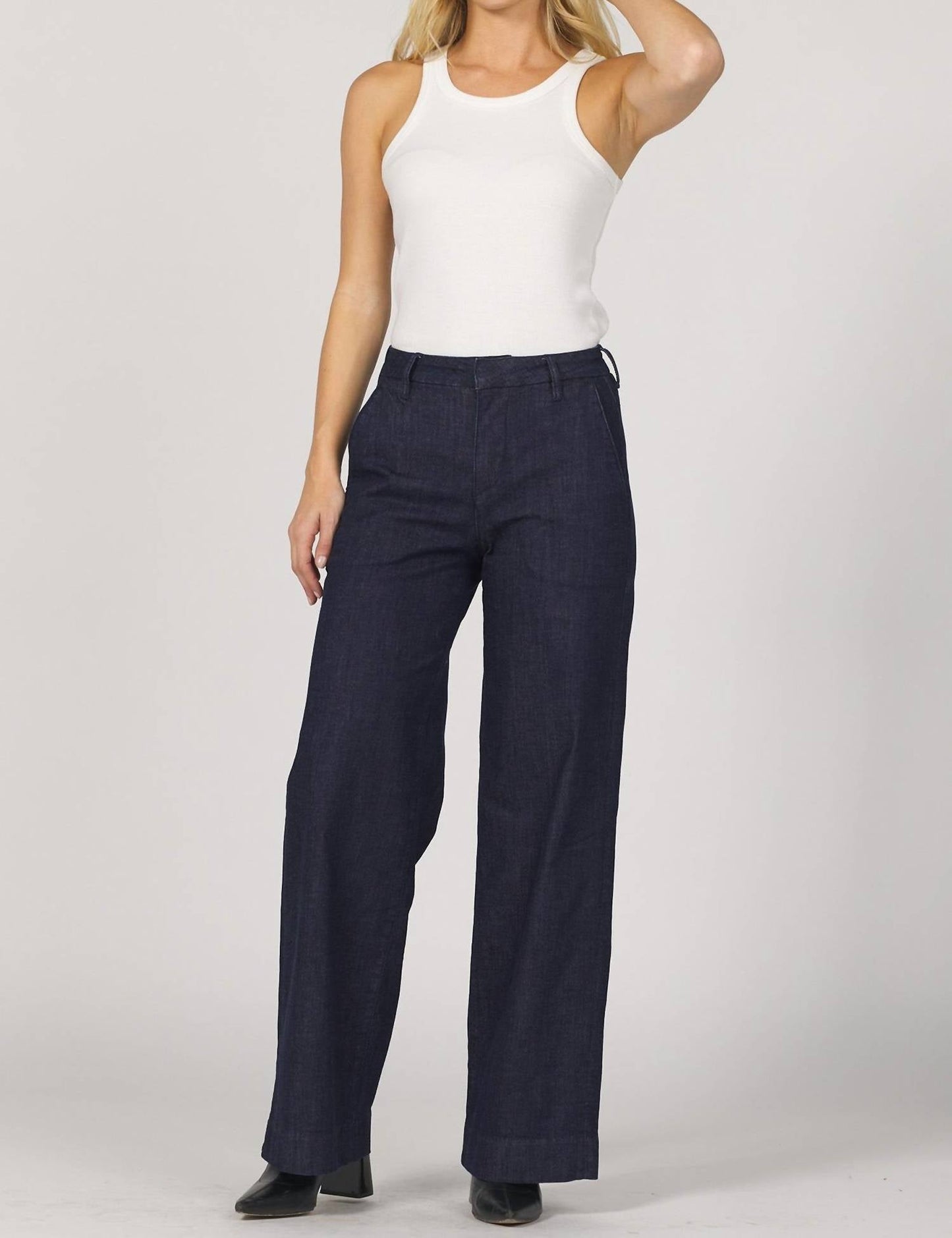 Dear John Denim - Brandy Mid-rise Straight Leg Trouser Pants