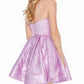 Alyce Paris - Metallic Mini Dress