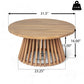 Acacia Wood Patio Coffee Table