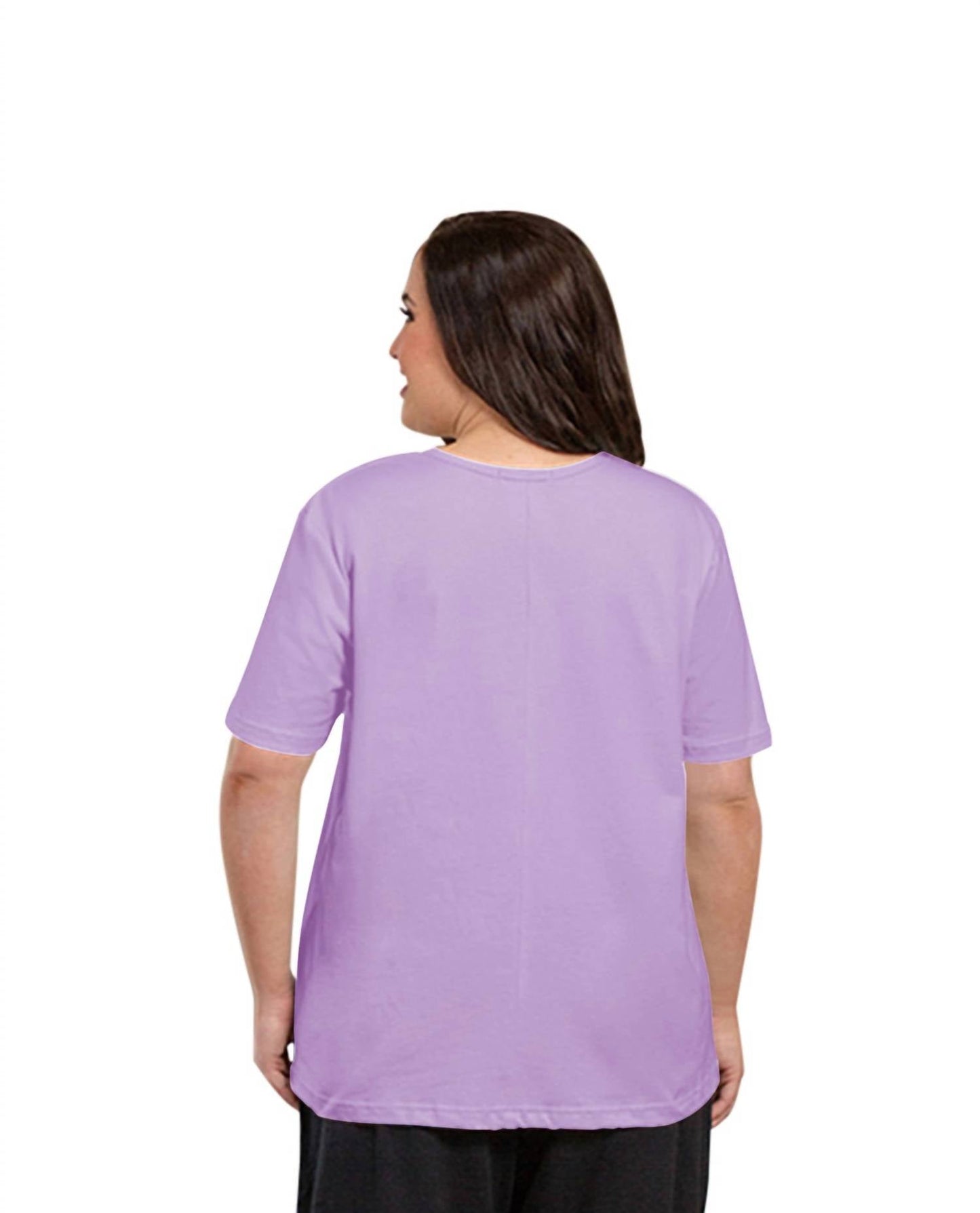 On The Plus Side - Cotton Short Sleeve Tee - Plus
