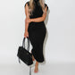 Thml - Turtleneck Midi Dress With Button Details