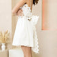 Heyson - Scallop Cutout Mini Dress